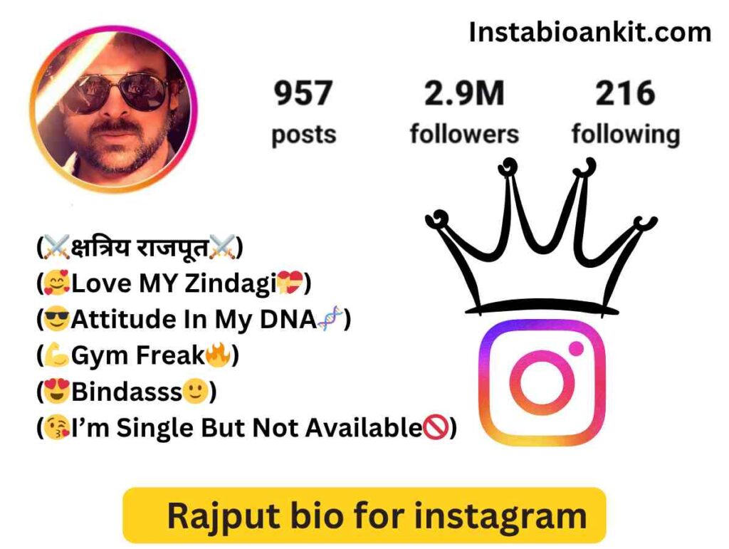 Rajput bio for instagram