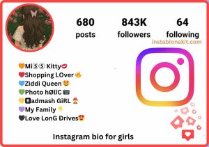 Instagram bio for girls