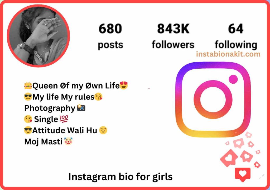 Instagram bio for girls